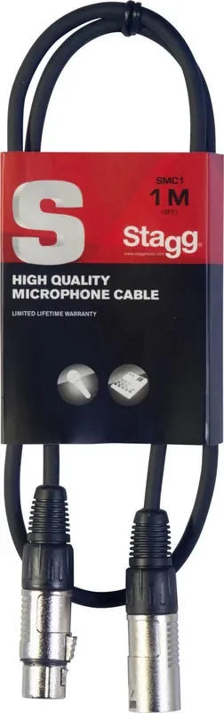 Stagg SMC1 100 cm Câble de microphone