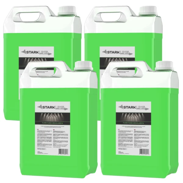 StarkLine Fluide Fumée Brouillard 5L – Lot de 4