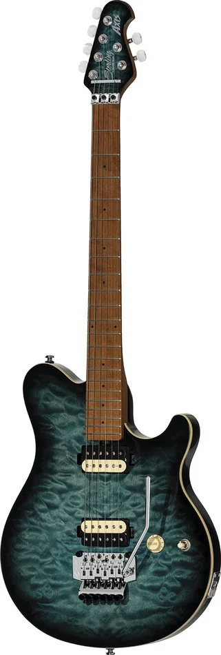 Sterling Guitars Axis AX50QM Yucatan Blue