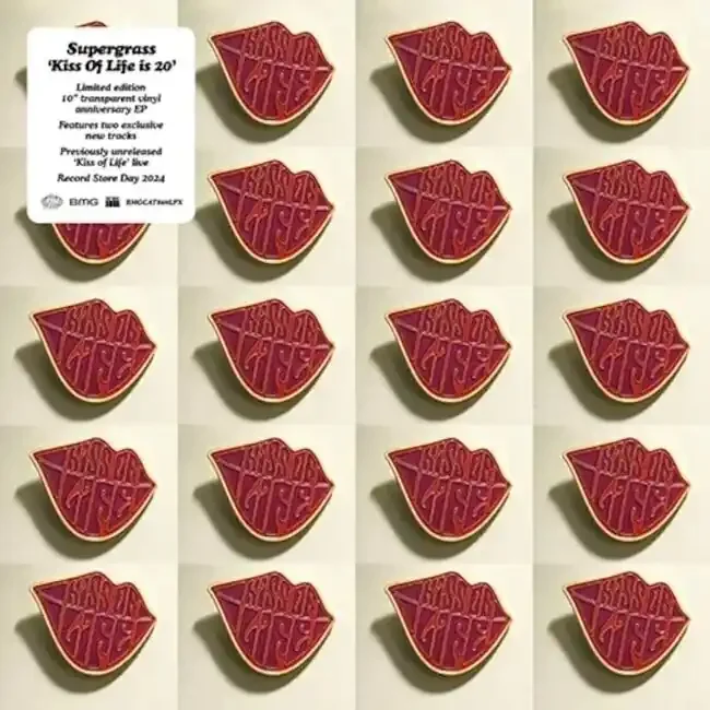 Supergrass – Kiss Of Life (Transparent Coloured) (RSD 2024) (10&Prime; Vinyl)