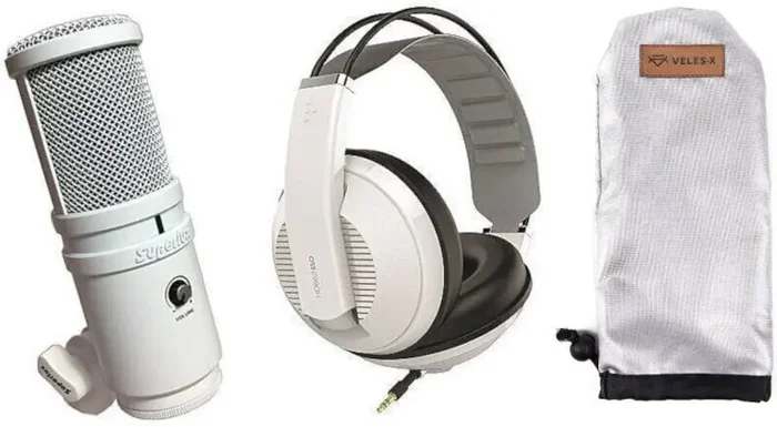 Superlux E205U-MKII-WH SET Microphone USB