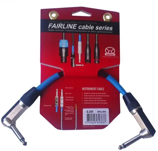 Superlux SFI0.3RR 30 cm Angle – Angle Câble de patch