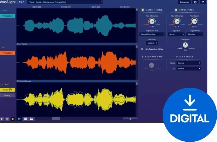 Synchro Arts VocAlign Pro Crossgrade (Produit numérique)