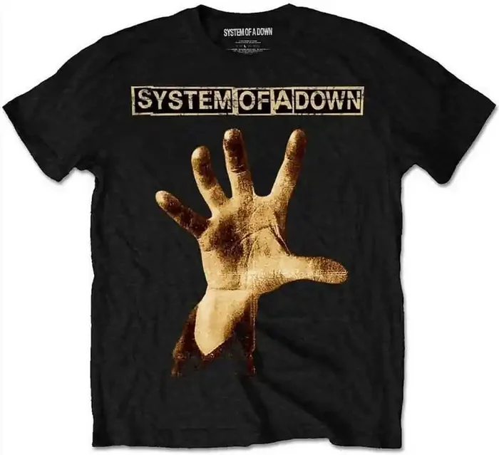 System of a Down T-shirt Hand Unisex Black M