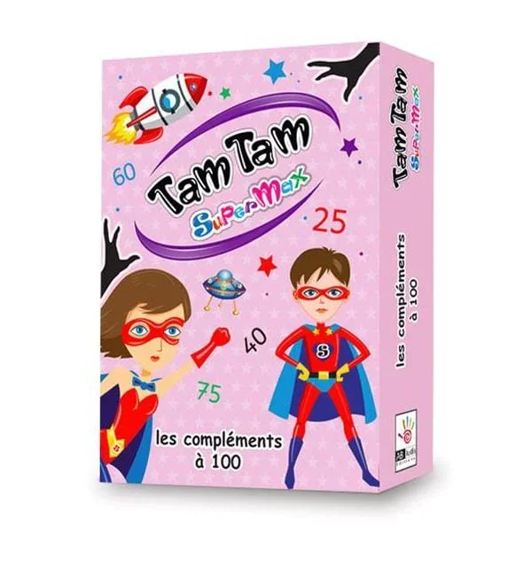 Tam Tam SuperMax Les compléments à 100 – Jeu mathématique CP/CE1