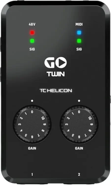 TC Helicon Go Twin Interface audio iOS et Android