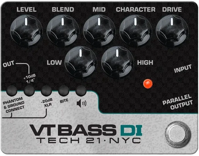 Tech 21 SansAmp Character Series VT Bass DI Effet basse
