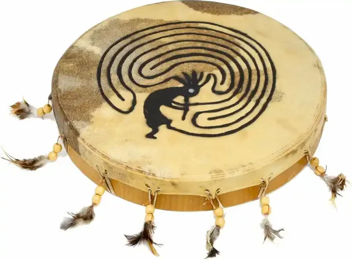 Terre Shaman Tambour rituel 35 cm