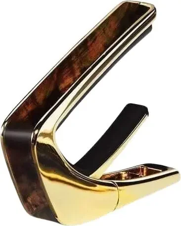 Thalia Shell Collection Tennessee Whisky-Gold Capodastre pour guitare accoustique