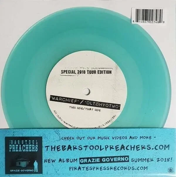 The Barstool Preachers – Warchief (Blue Coloured) (7&Prime; Vinyl)