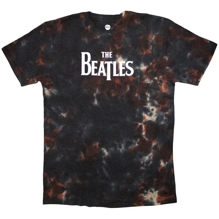 The Beatles T-shirt Drop T Logo Unisex Brown S