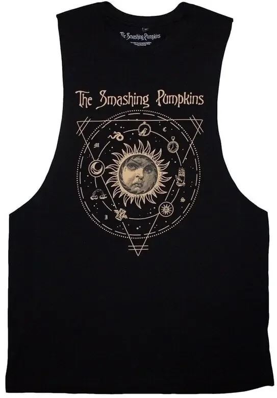 The Smashing Pumpkins T-shirt Celestial Sun Unisex Black XL