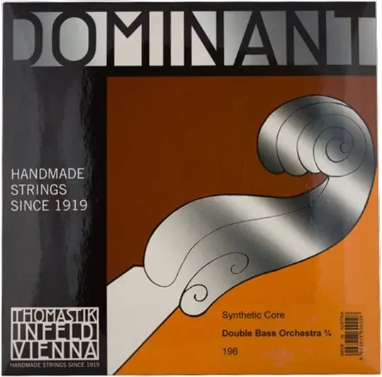 Thomastik Dominant 196 Double Bass 3/4 Medium Cordes pour instruments à cordes