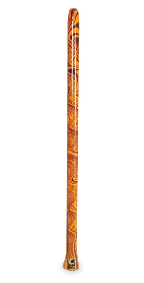TOCA DIDG-dos – Didgeridoo Orange Swirl (synthetique)