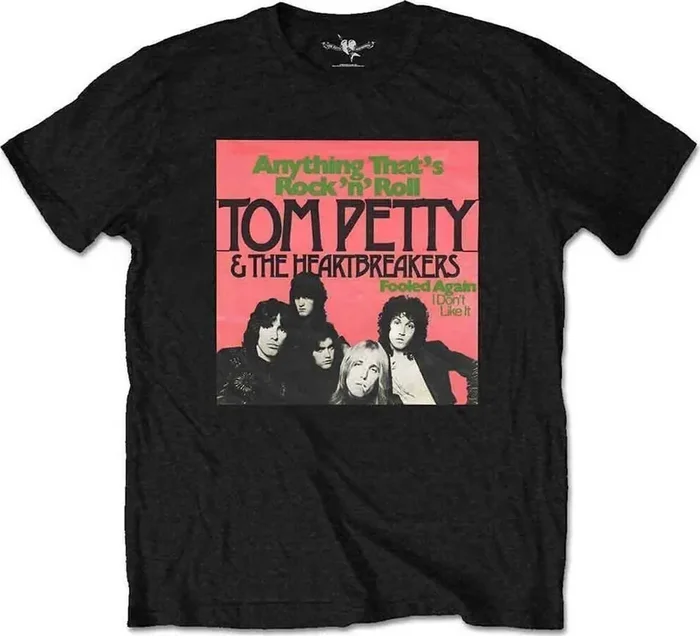 Tom Petty & The Heartbreakers T-shirt Anything Unisex Black S