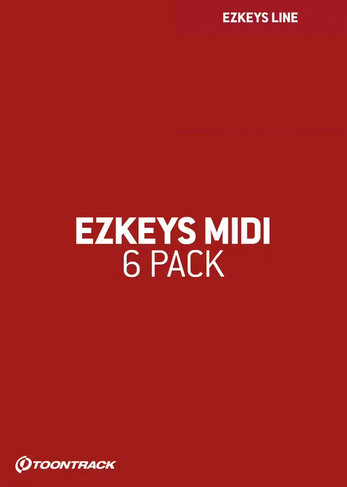 TOONTRACK EZkeys MIDI 6 Pack