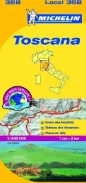 TOSCANA 11358 CARTE &lsquo; LOCAL &lsquo; ( ITALIE ) MICHELIN