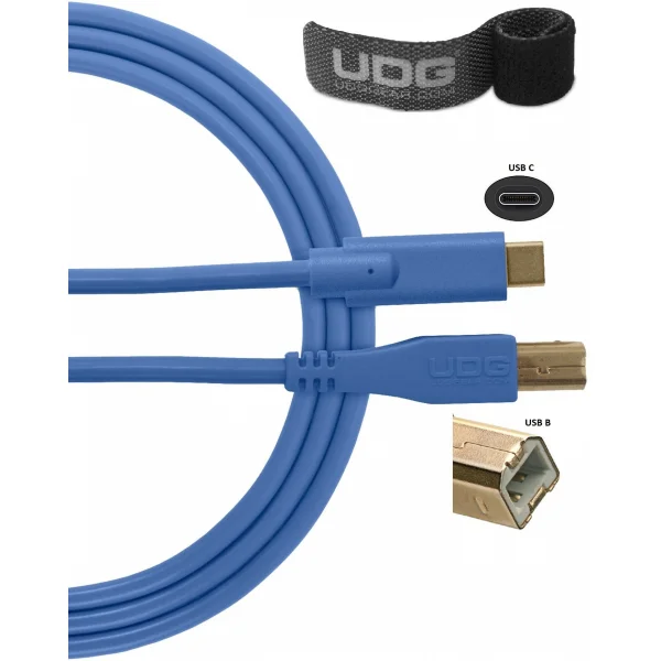 UDG Ultimate Audio Cable USB 2.0 C-B Straight 1,5m – U96001LB (1,5m)