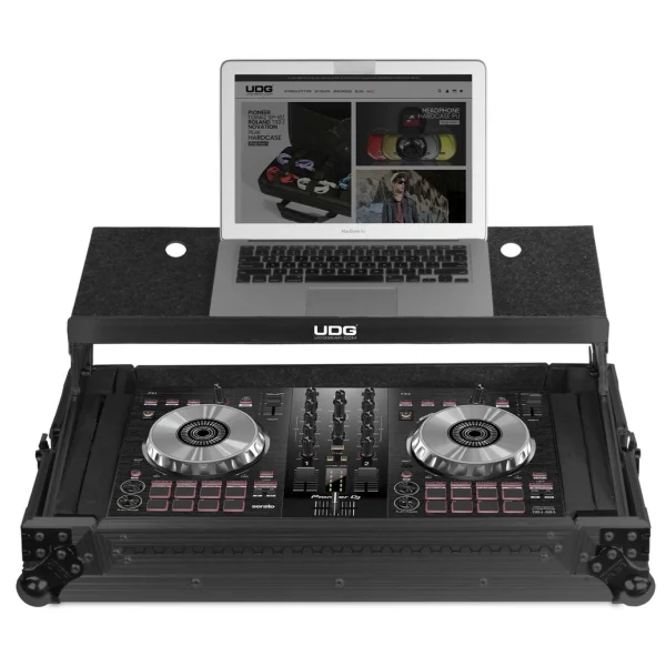 UDG Ultimate Flight Case Multi Format XL Black MK3 Plus (Laptop Shelf) – U91019BL3