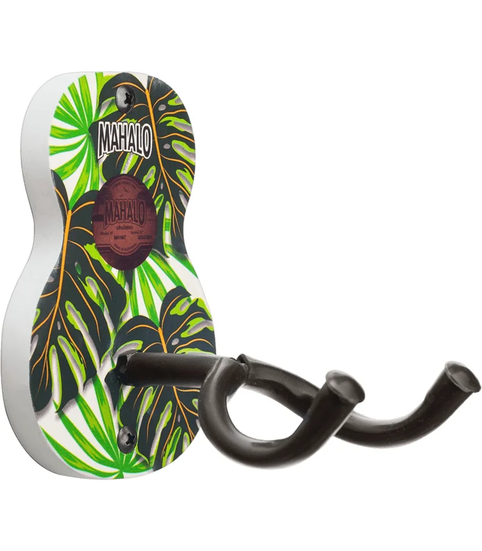 Ukulélé Soprano MAHALO – MA1MT-WH – Art – Monstera avec support mural – Image 3