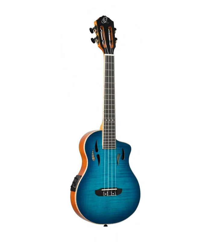UKULELE TENOR ELECTRO ORTEGA, TOUPLAYER ERABLE FLAMME