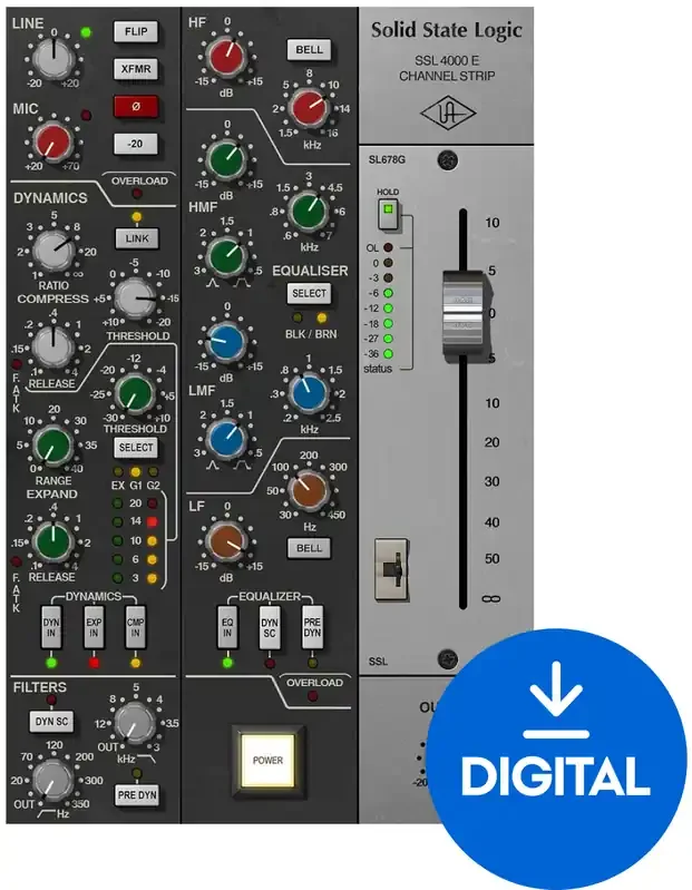 Universal Audio SSL 4000 E Channel Strip (Produit numérique)