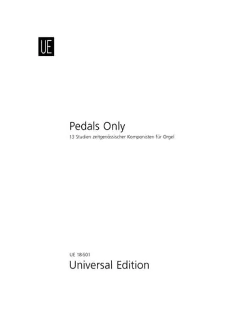 Universal Edition Pedals Only – Orgue