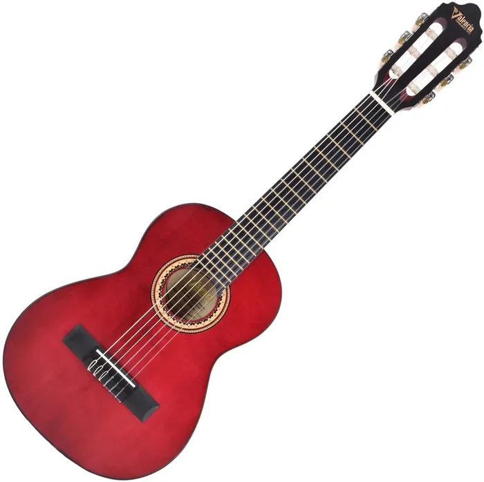 Valencia VC201 1/4 Trans Wine Red Guitare classique taile 1/4 pour enfant
