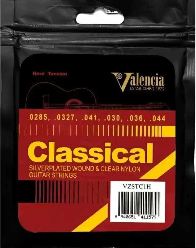 Valencia VZSTC1H Hard Cordes nylon