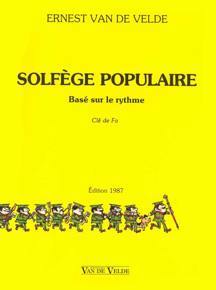 Van De Velde Van De Velde Ernest – Solfege Populaire – CLé De Fa