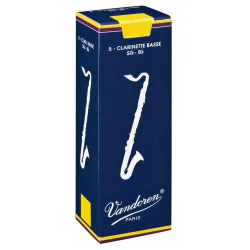 VANDOREN CR1235 – 5 ANCHES CLARINETTE BASSE TRADITIONNELLE 3.5