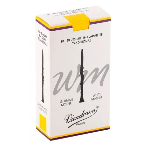 VANDOREN CR1625T – 10 ANCHES CLARINETTE SIB WHITE MASTER TRADITIONELLE 2.5
