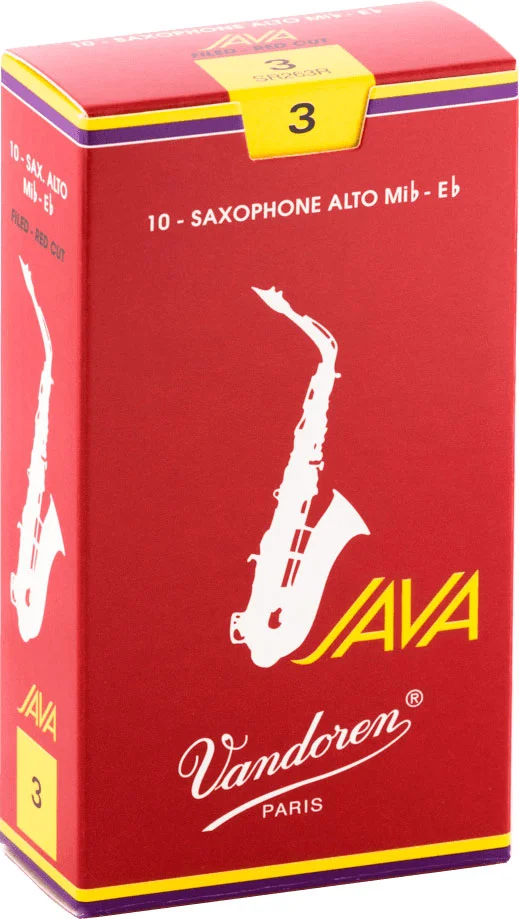 Vandoren Java Red 3 – Saxophone Alto