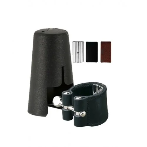 VANDOREN LC21P LIGATURE CLARINETTE SIB CUIR+CB PLASTIQUE