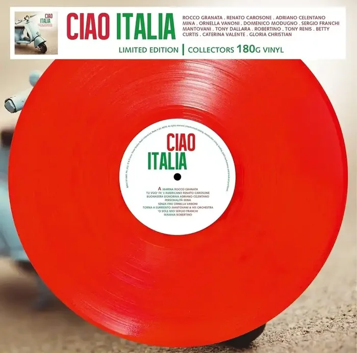 Various Artists – Ciao Italia (Red Coloured) (Special Edition) (LP)