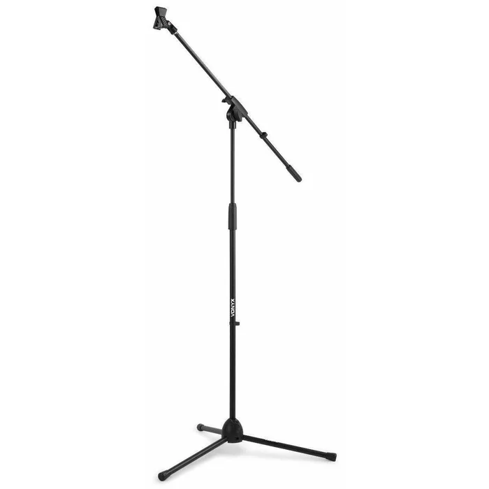 Vonyx MS10 – Pied de Microphone Noir avec Support de Microphone