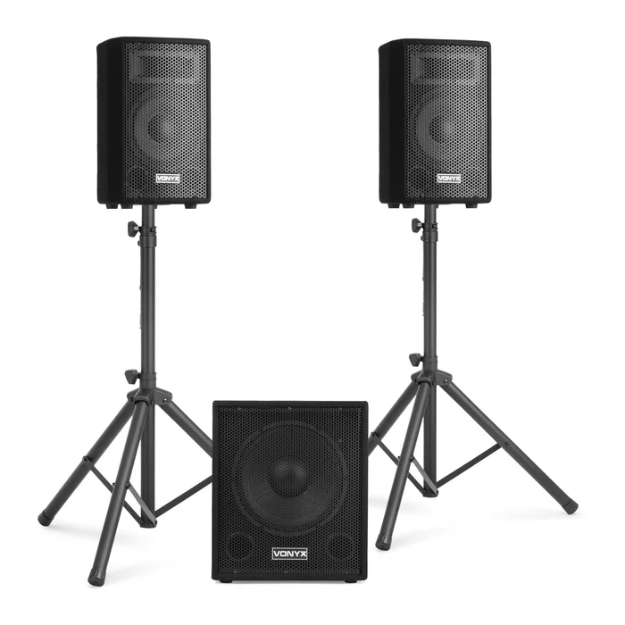 Vonyx VX1015BT Pack Sono DJ Actif 2.1 – 1000W