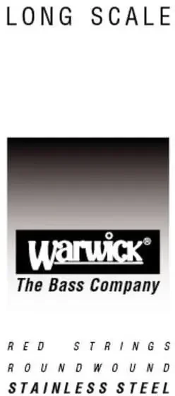 Warwick Red .085‘‘ Corde de basse à l‘unité