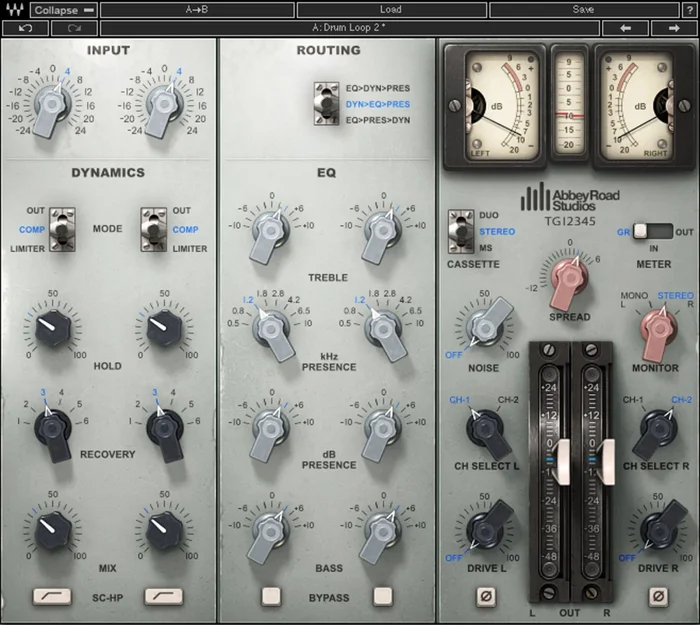 WAVES Abbey Road EMI TG12345 Channel