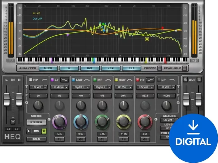 Waves H-EQ Hybrid Equalizer (Produit numérique)