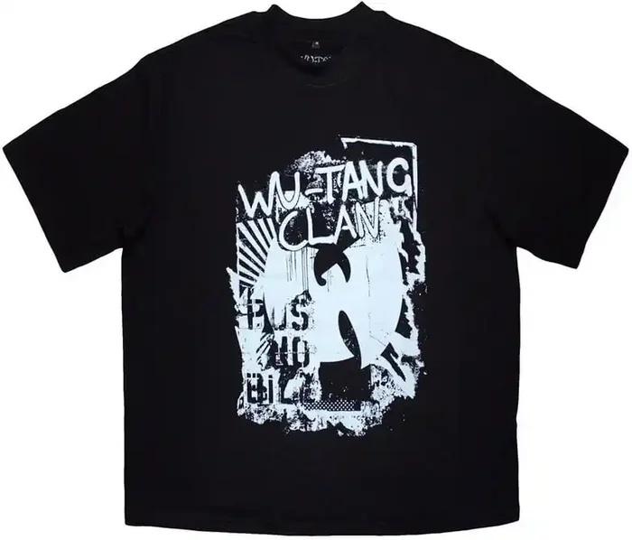 Wu-Tang Clan T-shirt Graffiti Unisex Black S