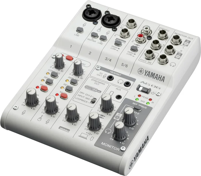 YAMAHA AG06 MK2 White
