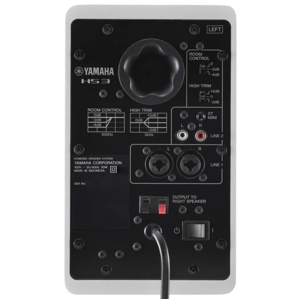 Yamaha HS 3 (LA PAIRE – BLANC) – Image 3