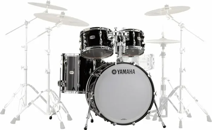 Yamaha Recording Custom Rock Solid Black Batterie acoustique