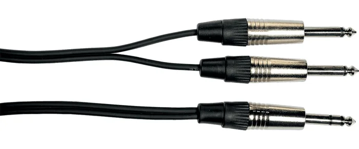 Yellow Cable Cordon 2 Jack Jack Stéréo 3 M
