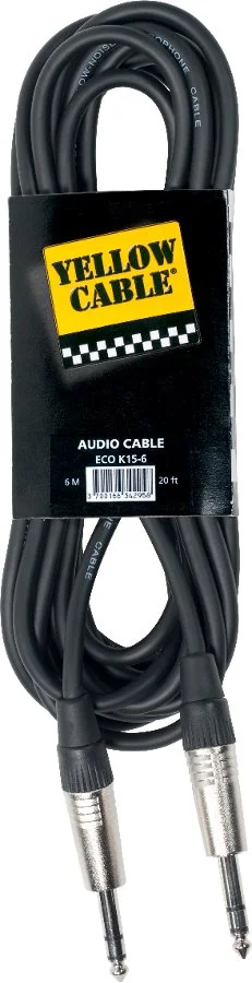 Yellow Cable Cordon Jack Stéréo Jack Stéréo 6 M