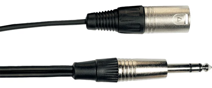 Yellow Cable Cordon Jack Stéréo XLR 6 M