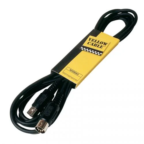 YELLOW CABLE MD1 MIDI 5 BROCHES – 1M