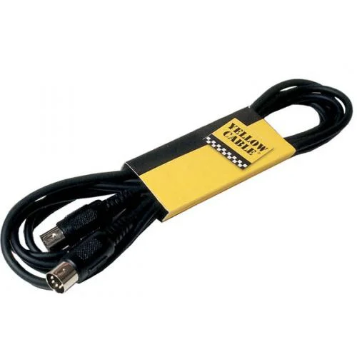 YELLOW CABLE MD3 MIDI 5 BROCHES – 3M