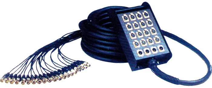 Yellow Cable Multipaire 16 XLR 4 XLR 10 M